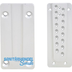 PITZL HVP Betonanschluss 110x220x18 Aluminium eloxiert