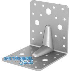 GH Winkelverbinder 90/100S mit Steg / 100x90x100x3 - Stahl feuerverzinkt