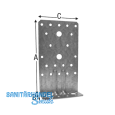 SIMPSON Winkelverbinder ABR 170x40x95mm mit Rippe feuerverzinkt