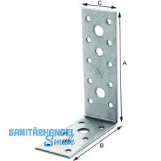SIMPSON Winkelverbinder AG 40312 / 119x91x40mm feuerverzinkt