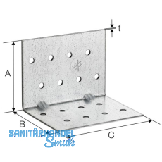 SIMPSON Winkelverbinder AF 90265 / 67x67x90mm feuerverzinkt
