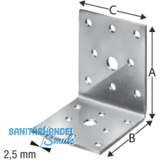 SIMPSON Winkelverbinder AC 35350 / 50x50x35mm feuerverzinkt
