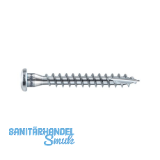 EUROTEC Winkelbeschlagsschraube / CSA Schraube 5.0 x60 TX20 - Stahl verzinkt