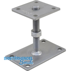 PITZL Pfostentr�ger Typ 11009.1100 ZiNiP beschichtet mit Gewindestange