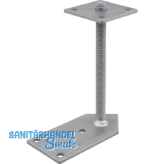 PITZL Pfostentr�ger Typ 11009.6200 Eck ZiNiP beschichtet mit Gewindestange