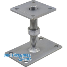 PITZL Pfostentr�ger Typ 11013.1100 ZiNiP beschichtet mit Gewindestange
