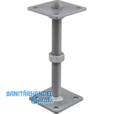 PITZL Pfostentr�ger Typ 11013.0200 ZiNiP beschichtet mit Gewindestange