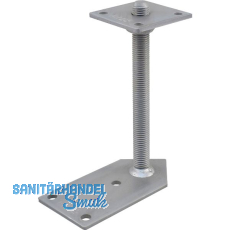 PITZL Pfostentr�ger Typ 11013.6200 Eck ZiNiP beschichtet mit Gewindestange