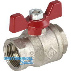 Kugelhahn 3/4" messing, beidseitig IG Kugelhahn 3/4" messing, beidseitig IG