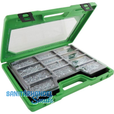 SECOTEC Spanplattensortimentsbox 1700-teilig Senkkopf mit Torx blau-verzinkt SECOTEC Spanplattensortimentsbox 1700-teilig Senkkopf mit Torx blau-verzinkt