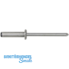 Spreizniete Flachrundkopf 4.0x14 Aluminium mit Stahldorn