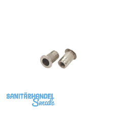 Blindnietmutter Flachkopf ger�ndelt Rundschaft offen M 5x12.0 Edelstahl