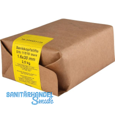 Nagel / Drahtstift Senkkopf 1.6x 30 blank Wickelpackung 2,5kg Nagel / Drahtstift Senkkopf 1.6x 30 blank Wickelpackung 2,5kg