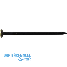 MMK 2.0x50 Stahlnagel Eisen geh�rtet, gebl�ut mit Messingkopf