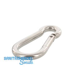 Feuerwehrkarabiner 11X120 Edelstahl A4 Feuerwehrkarabiner 11X120 Edelstahl A4