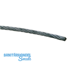 Drahtseil DIN3055 ø 3 mm 6x7 Litzen + 1 FE verzinkt Drahtseil DIN3055 ø 3 mm 6x7 Litzen + 1 FE verzinkt