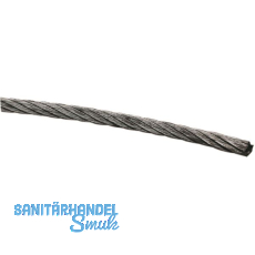 Drahtseil DIN3060 ø 2 mm 7x19 Litzen - Edelstahl A4 Drahtseil DIN3060 ø 2 mm 7x19 Litzen - Edelstahl A4