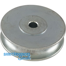 Seilrolle � 40 mm Stahl verzinkt