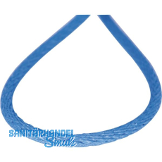 Kunststoffleine / Seil spiralgeflochten blau � 12 mm Rollenl�nge 120 m