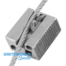 DÖRNER + HELMER Ruck-Zuck Drahtseilschloss 3mm vz SB-1 DÖRNER + HELMER Ruck-Zuck Drahtseilschloss 3mm vz SB-1