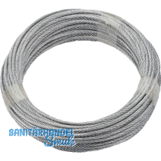 DÖRNER + HELMER Ruck-Zuck Stahlseil 3mm, 6x7 + 1 FE verz. Ring 20m DÖRNER + HELMER Ruck-Zuck Stahlseil 3mm, 6x7 + 1 FE verz. Ring 20m