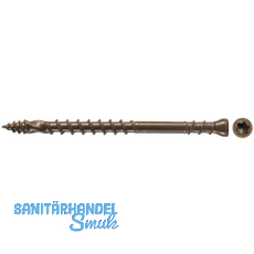 FISCHER Terrassenschraube Zylinderkopf 4.3x60 TX15 beschichtet Inhalt 1500 St�ck