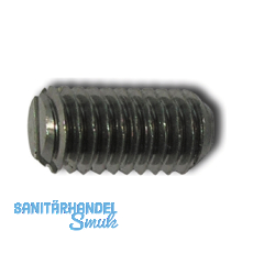 ISO4766 14H M 6x 12 blank Gewindestift mit Schlitz und Kegelkuppe (DIN551)