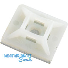 Klebesockel f�r kabelbinder 3.6 mm mit Sonderkleber schwarz