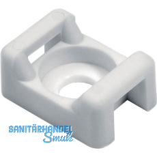 Befestigungssockel für Kabelbinder 5 mm zum Schrauben und Nieten Befestigungssockel für Kabelbinder 5 mm zum Schrauben und Nieten