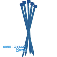 WKK Kabelbinder 4.8x200 blau Polyamid 6.6 mit Metallpigmenten