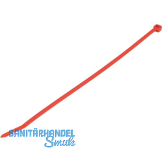 WKK Kabelbinder 3.6x200 rot Polyamid 6.6