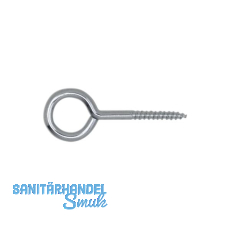 Ringschraube mit Holzgewinde 30x10mm Stahl verzinkt-blau Ringschraube mit Holzgewinde 30x10mm Stahl verzinkt-blau