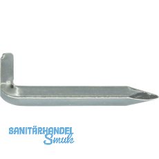 Stahlhaken 60 Stahl verzinkt-blau