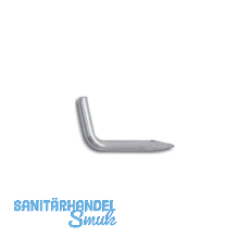 Stifthaken 40 mm Stahl verzinkt-blau