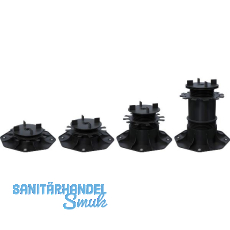 K&R Terrassenlager Kunststoff mit Fugenkreuz - H�henverstellung 145- 225mm