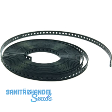 Lochbandeisen 14x3mm 10 Meter, PVC ummantelt