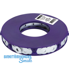 INDEX Rundes Lochbandeisen 12mm verzinkt 10 Meter auf einer Rolle in Plastikbox