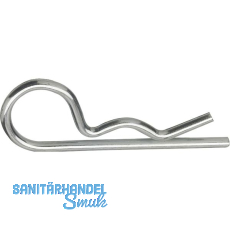 Federstecker einfach 4x 60 Federstahl verzinkt ~DIN11024 Federstecker einfach 4x 60 Federstahl verzinkt ~DIN11024