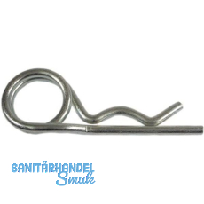 Federstecker doppelt 4x 78 Federstahl verzinkt Federstecker doppelt 4x 78 Federstahl verzinkt