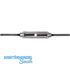 DIN1480 M 8 Spannschloss mit 2 Anschweißenden, Körper verzinkt DIN1480 M 8 Spannschloss mit 2 Anschweißenden, Körper verzinkt