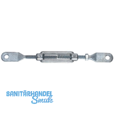 DIN1480 M12 verzinkt Spannschloss mit Blattschrauben