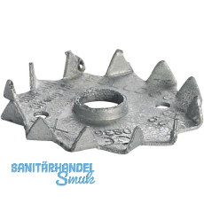 SIMPSON Bulldog C2-62 E 62/M12 feuerverzinkt einseitiger Scheibend�bel mit Z�hne