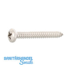 DIN7981C 3.9x 32 PH-Kreuzschlitz Edelstahl A4 Linsen-Blechschraube ~ISO7049