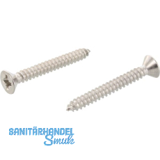 DIN7982C 2.2x 19 Pozi Senkkopf-Blechschraube ~ISO 7050 - Edelstahl A2