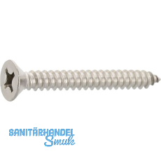 DIN7982C 4.2x 45 Phillips-KS Edelstahl A2 Senkkopf-Blechschraube ~ISO 7050 DIN7982C 4.2x 45 Phillips-KS Edelstahl A2 Senkkopf-Blechschraube ~ISO 7050