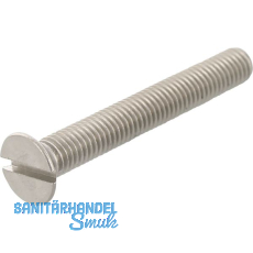 ~ISO2009 M 3x 10 Edelstahl A2 Senkschraube mit Schlitz (DIN963A)