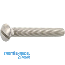 DIN964A M 5x 16 Edelstahl A2 Linsenschraube mit Schlitz