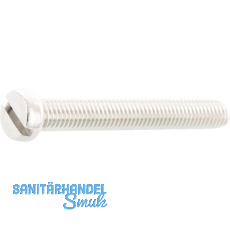 ~ISO1207 M 1.6x 16 Edelstahl A2 Zylinderschraube mit Schlitz (DIN84A)