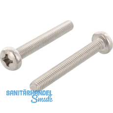 ISO7045 M 3x 16 Phillips Kreuzschlitz Edelstahl A4 Linsenschraube (DIN7985A)