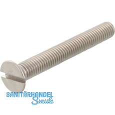 ~ISO2009 M 6x 45 Edelstahl A4 Senkschraube mit Schlitz (DIN963A)